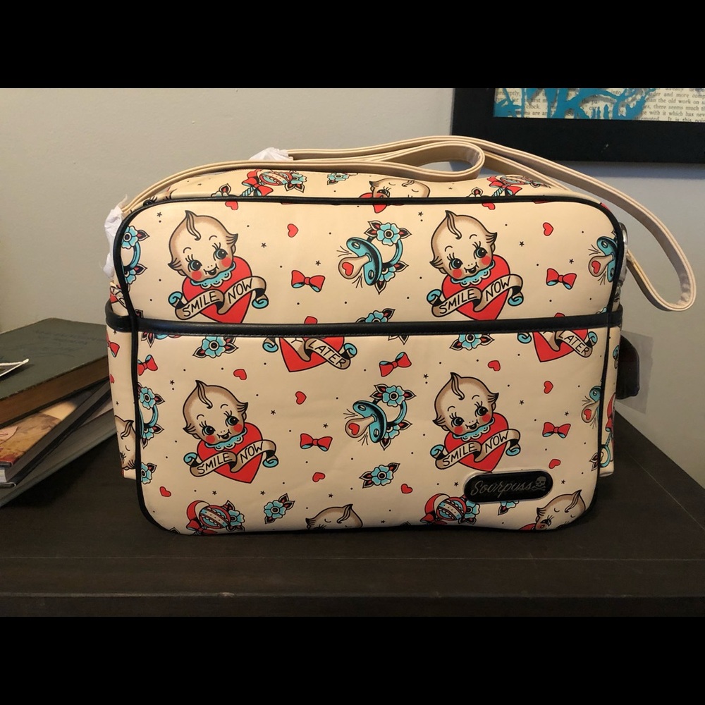 Sourpuss Kewpie Diaper Bag, NWT